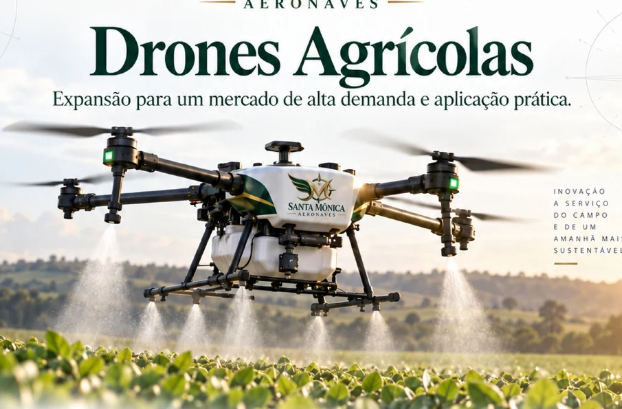 Drone agrícola Santa Mônica